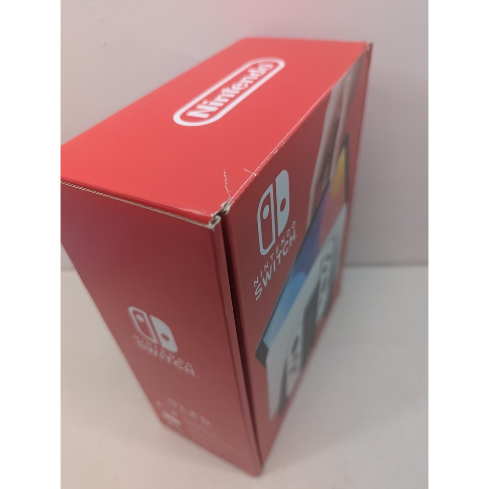 Nintendo Switch Oled BOX ONLY+ Cardboard Inserts Original Packaging Replacement - Picture 9 of 11